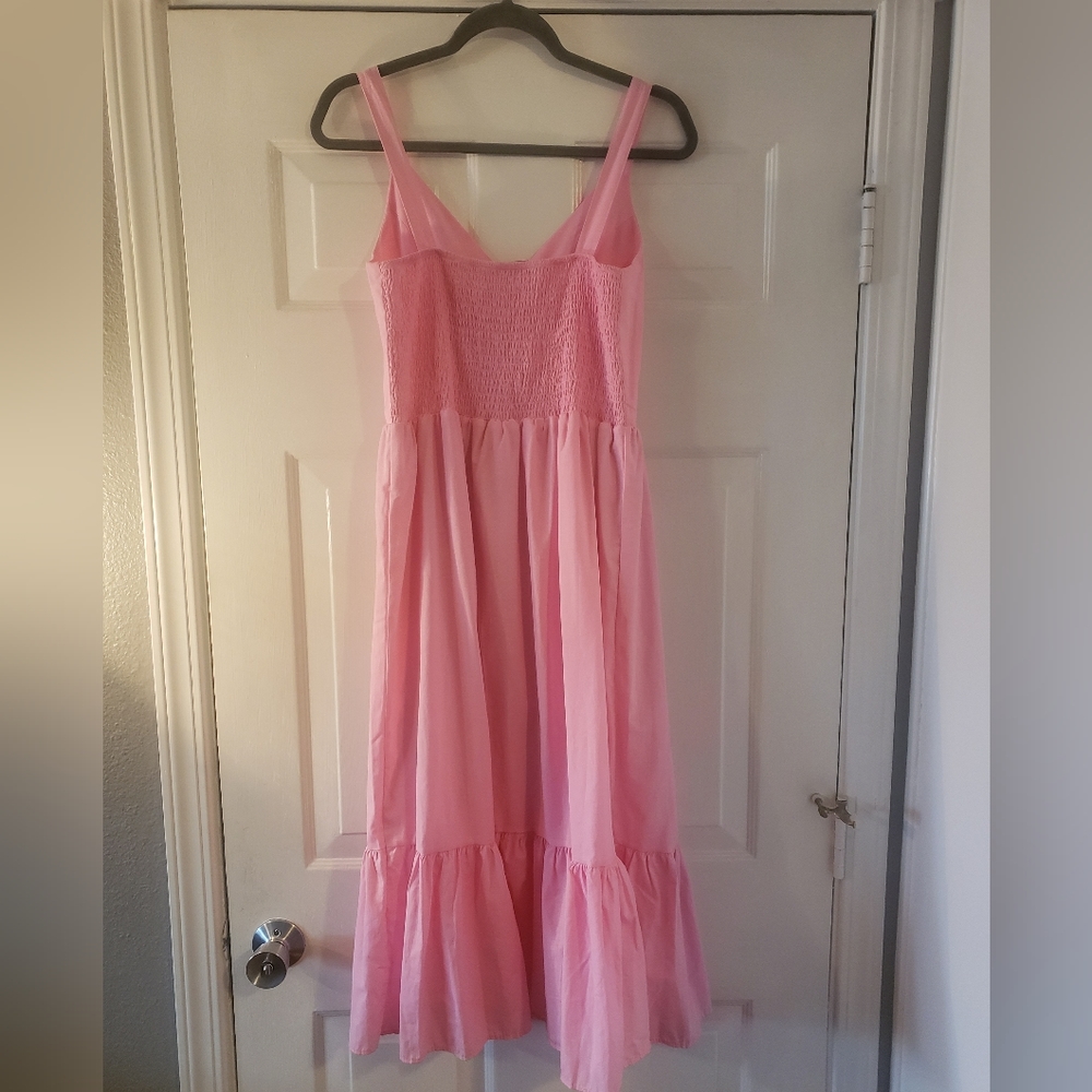 Pink Flowy Spring Dress - Picture 2 of 3